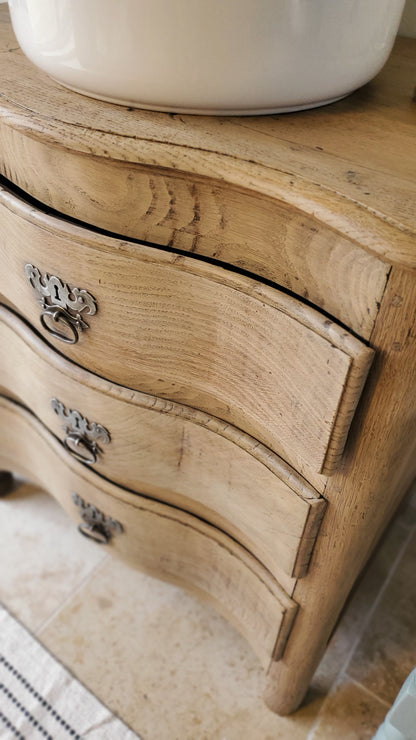 Meuble vasque chêne