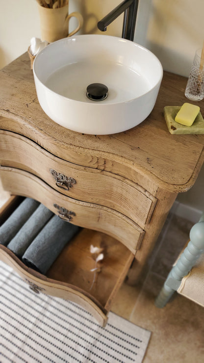 Meuble vasque chêne