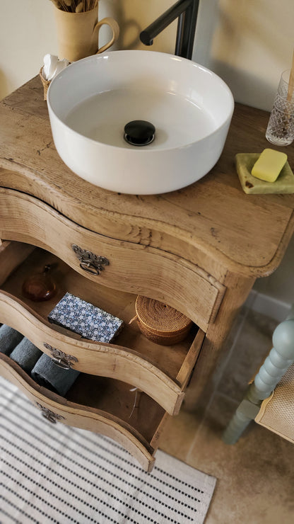 Meuble vasque chêne