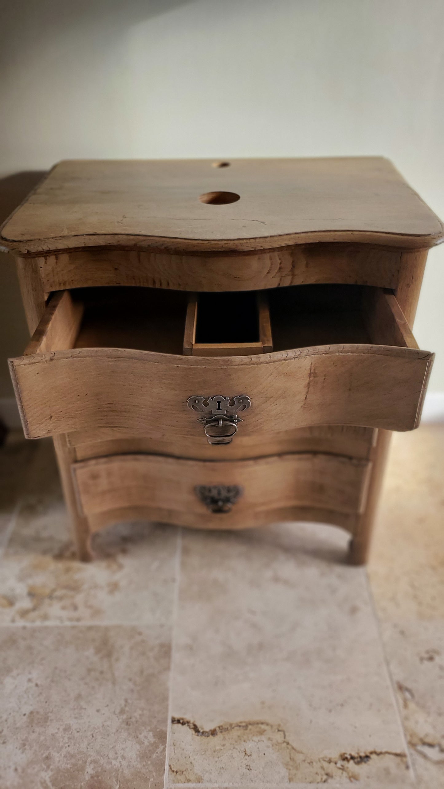 Meuble vasque chêne