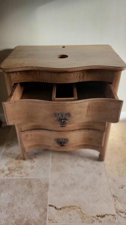 Meuble vasque chêne