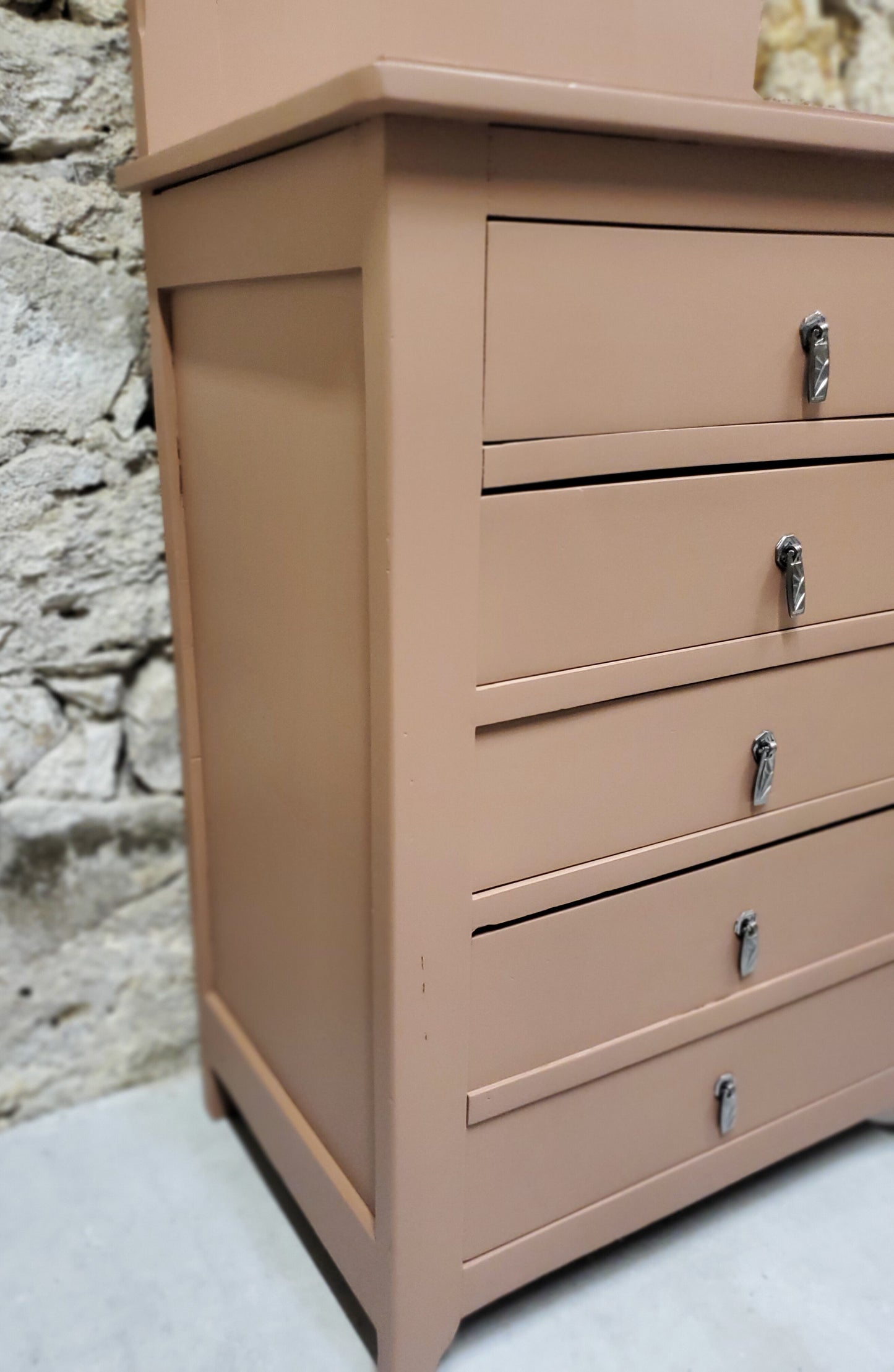 Chiffonnier à miroir vintage