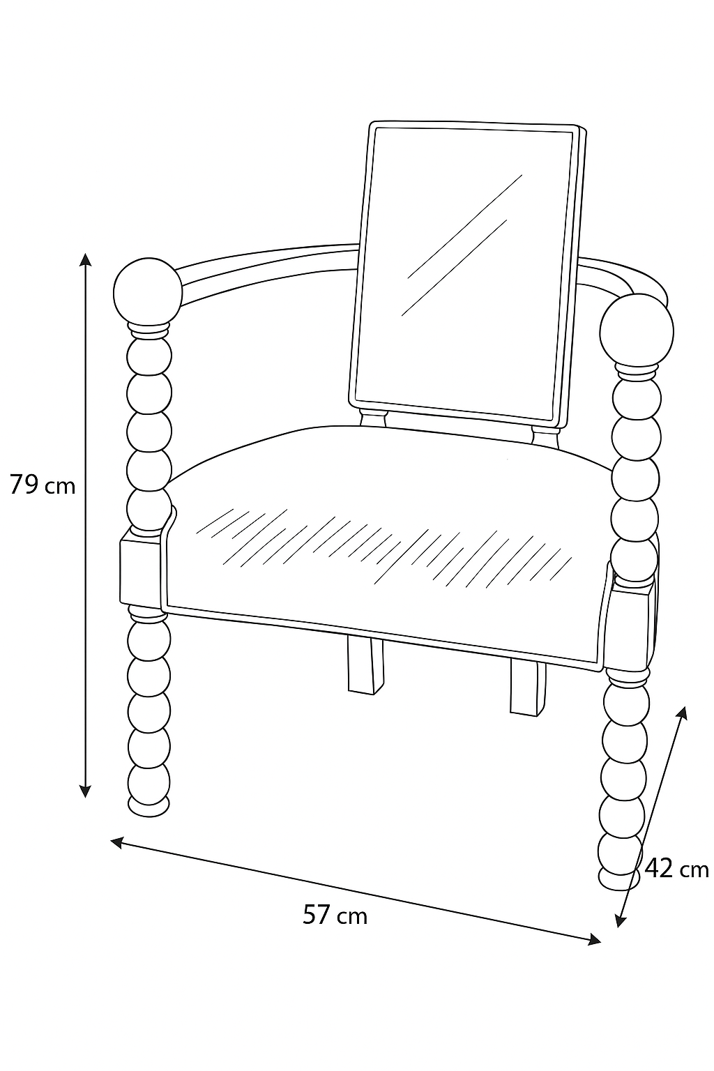 Fauteuil de style classique