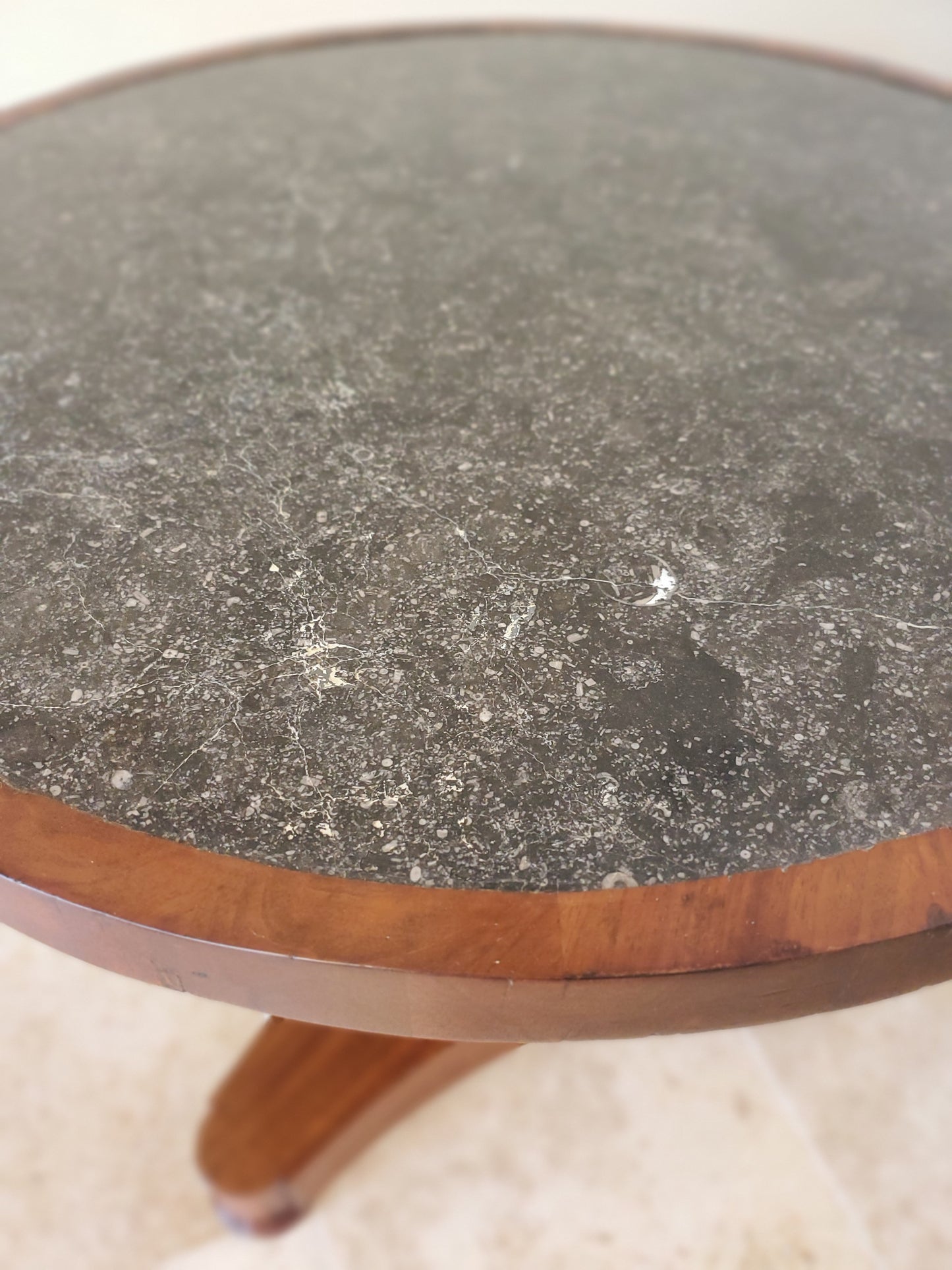 Guéridon Empire en acajou